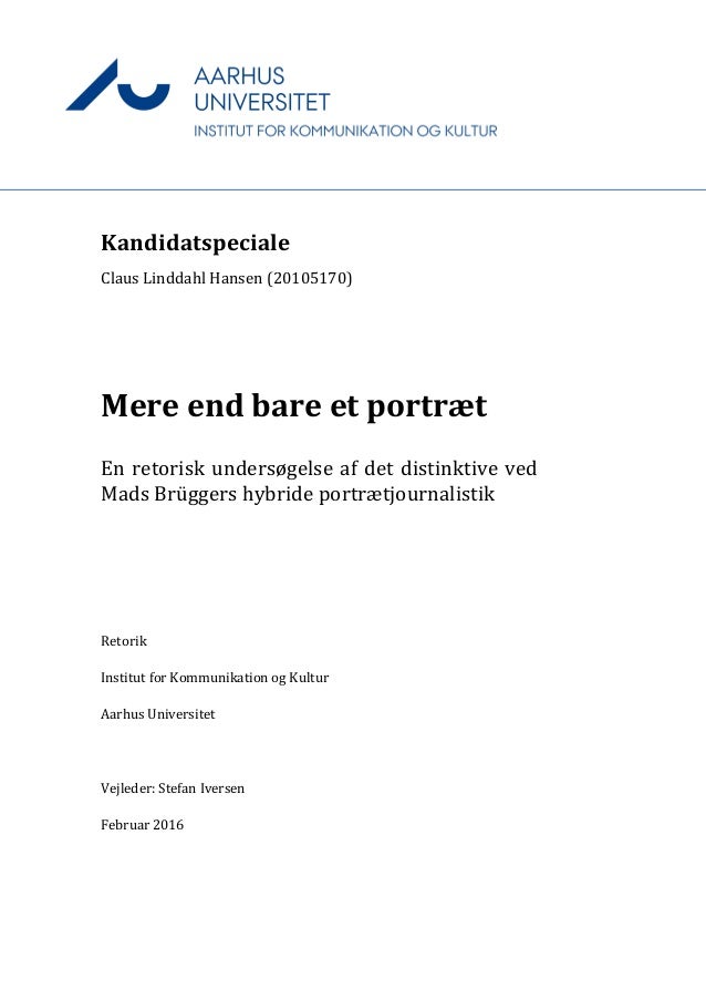 hvad er en portrætartikel hvad er en portrætartikel